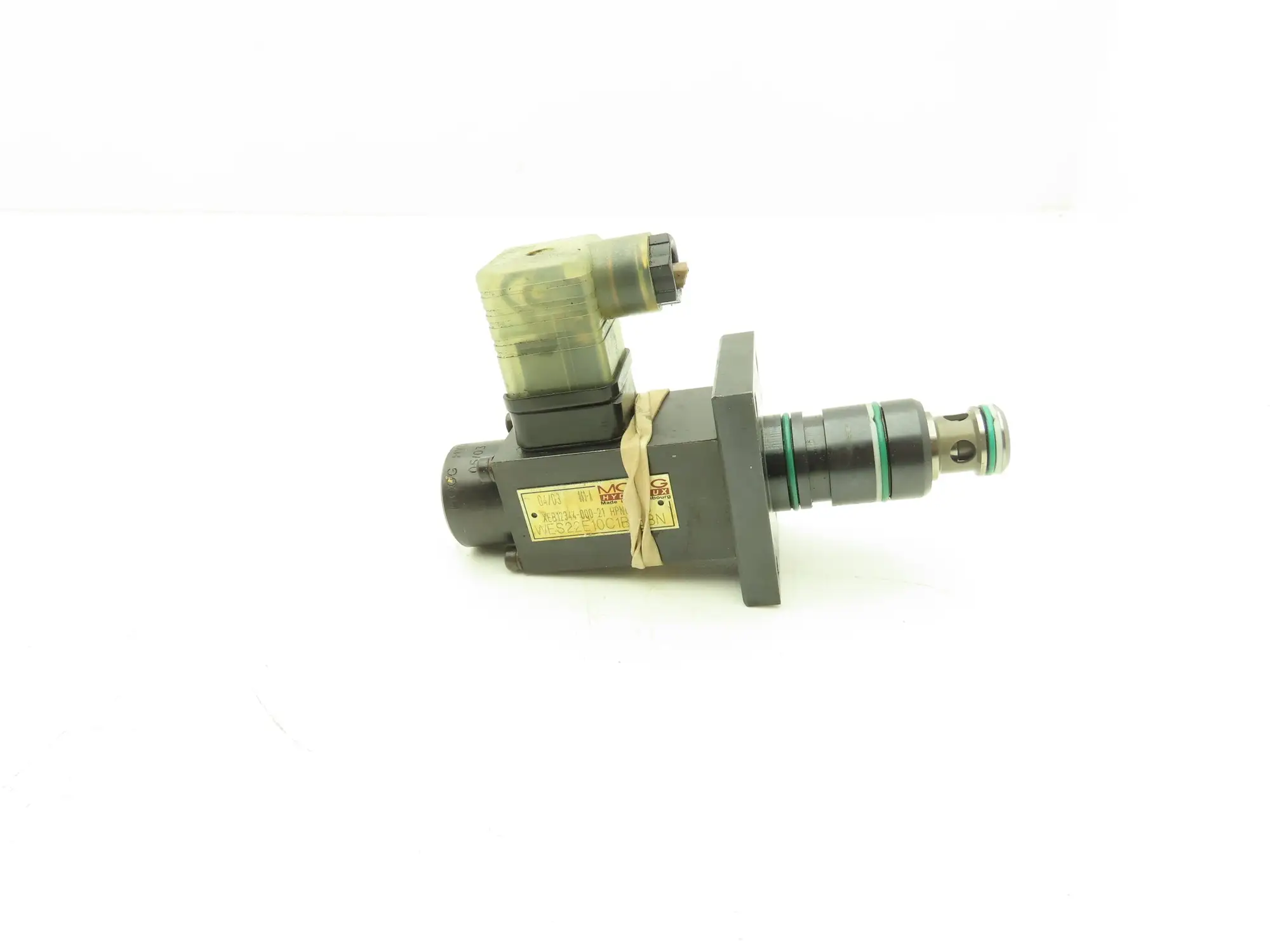 Moog Hydrolux WES22E10C1B1SBN Hydraulic Cartridge Valve 24V HPN630458