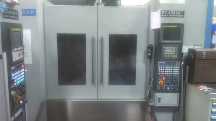 Used 2015 SHARP SV-4328ST Vertical Machining Centers Vermont US | Two Spade Machinery LLC #507012