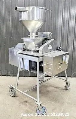 Stainless Hammer Mill by Fitzpatrick – Screw Feeder, Mounted on Casters
