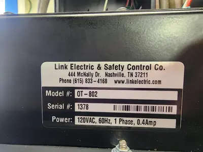 USED LINK ELECTRIC MODEL: OT-802