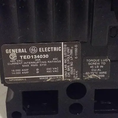 USED GENERAL ELECTRIC TED134030