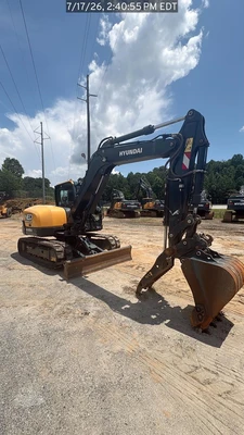 Used 2023 HYUNDAI HX85A Crawler Excavators Georgia US | National Equipment Dealers #1422223