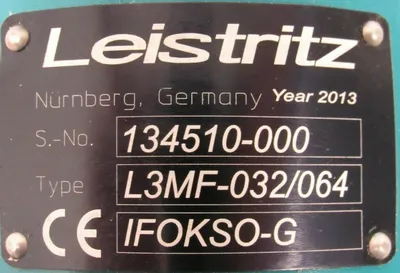 NEW LEISTRITZ L3MF-032/064 PUMP L3MF032064 IFOKSO-G
