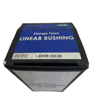 NEW MISUMI LHMSW-MX25 LINEAR BEARING LUBRICATION SQUARE FLANGE 25MM