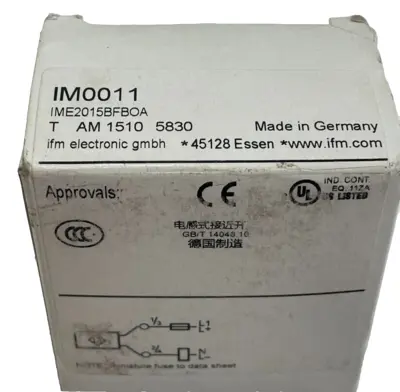 NEW IFM EFECTOR IME2015BFBOA PROXIMITY SWITCH IM0011 IME2015BFBOA