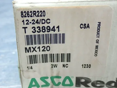 New | in-Stock ASCO 8262R220 Valves/Fittings | HGR 24 #732746
