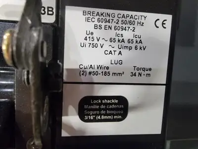 USED SQUARE D PJA36120U44A