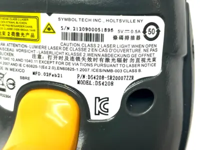 DS4208-SR20007ZZR | Symbol  Barcode Scanner - For Parts Or Not Working