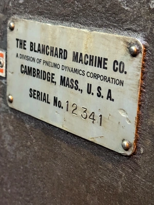 BLANCHARD 42-84 GRINDERS, SURFACE, ROTARY TYPE | Wheeler Machinery Sales (7)