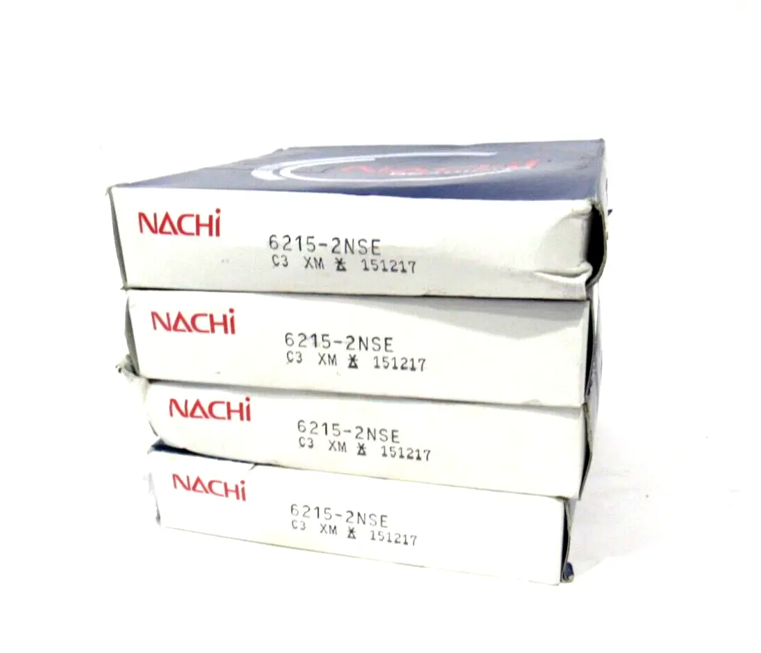LOT OF 4 NEW NACHI 6215-2NSE BALL BEARINGS 62152NSE