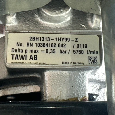 Used Tawi AB 2BH1313-1HY99-Z Blowers Indiana US | J&J Industrial Supply #1295477