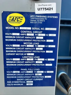 AIRBLAST AFC Blast Booth Blast Cleaning | Used Fab Machines (2)
