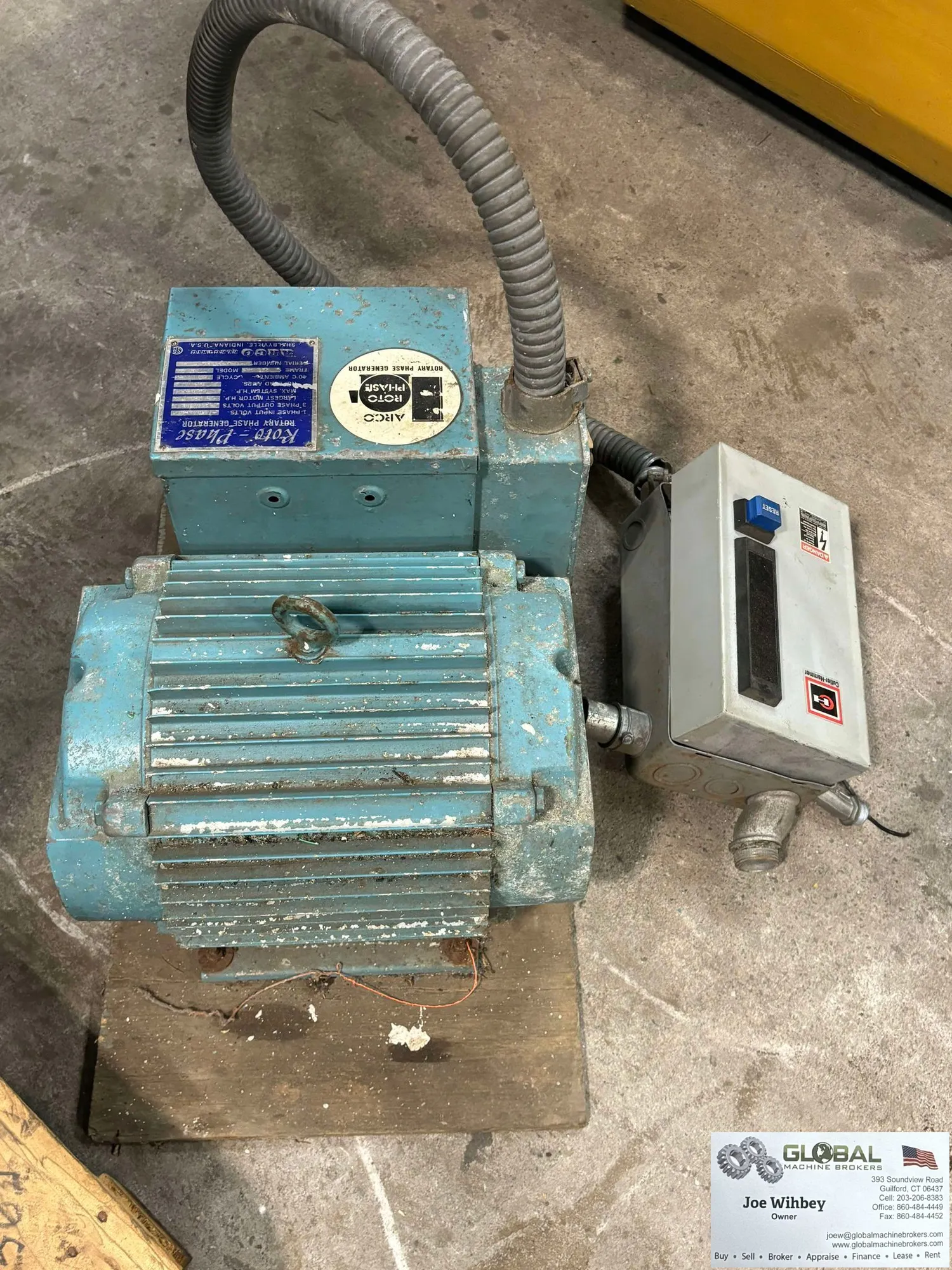 Arco Roto Phase Rotary Phase generator 208/230 Model A