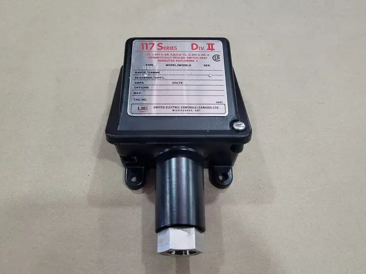 New | in-Stock UNITED ELECTRIC H117-190 Switchgears British Columbia CA | Lenmark #240777