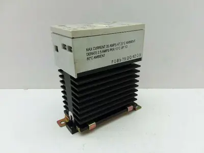 Crouzet 84130110 Solid State Relay 48-660VAC 35A DIN Rail Mount
