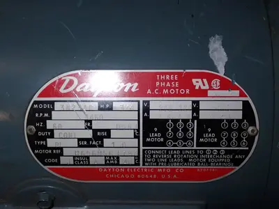 USED DAYTON 3N234C