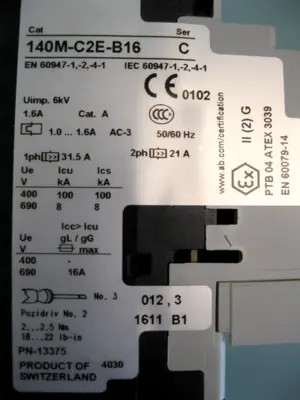 USED Allen-Bradley 140M-C2E-B16