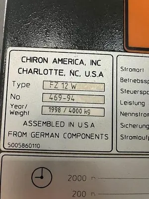 USED 1998 CHIRON FZ-12W