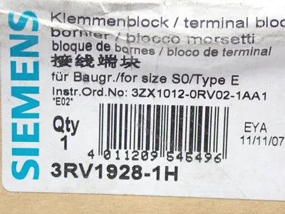 NEW SIEMENS 3RV19281H