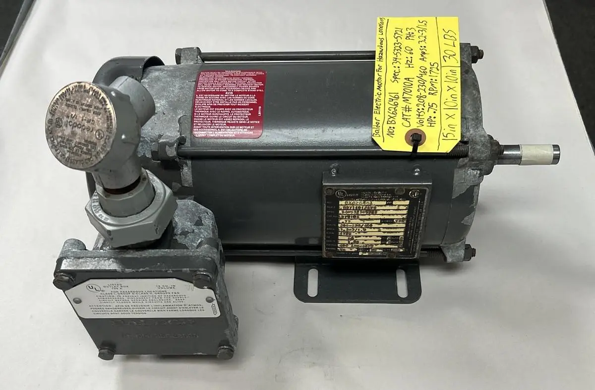 Used BALDOR M7010A A.C. Motors Ohio US | Surplus Asset Holdings #1553645