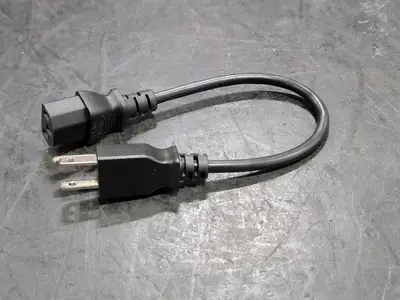 Universal Power Cord 18 AWG 1 ft. (Box of 196)