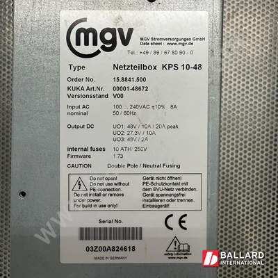 KUKA Low-Voltage PSU KPS10-48
