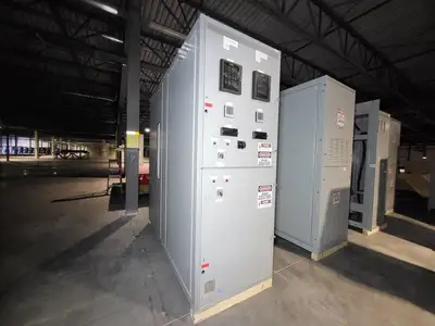 4160Volts 1200Amp 3Ph Switchgear Unit PowerVac VB1 4.16-250-3w/D-Feeder Breaker