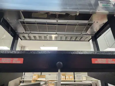Used Hatco Used Hatco GRHW-1SGD Mini-Merchandising Warmer, Heated Glass-Shelf & Breath Protector Countertop Display Warmers Illinois US | Falcon Restaurant Supply #1376657