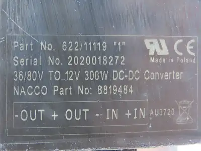 Sevcon 622/11119 Power Converter 36/88VDC To 12VDC Off Hyster E80XN