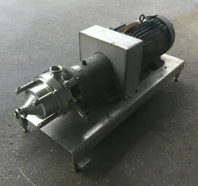 SPC9301  Mill 25 hp Waukesha colloid mill model MS, Stainless Steel