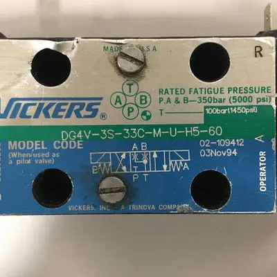 USED VICKERS DG4V-3S-33C-M-U-H5-60