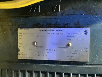 Used 1996 MANNESMANN DEMAG DKUN 5500 K V1 Material Handling (misc) Ohio US | HGR 24 #1260950