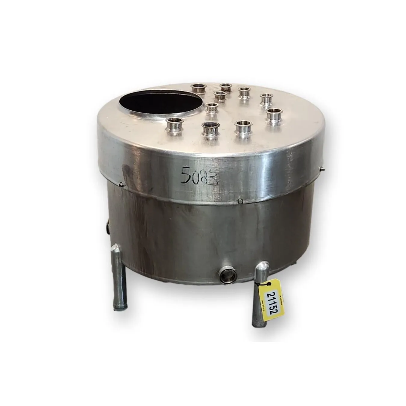 Used Stainless Steel Liquid Balance Tank – 30 Galllon