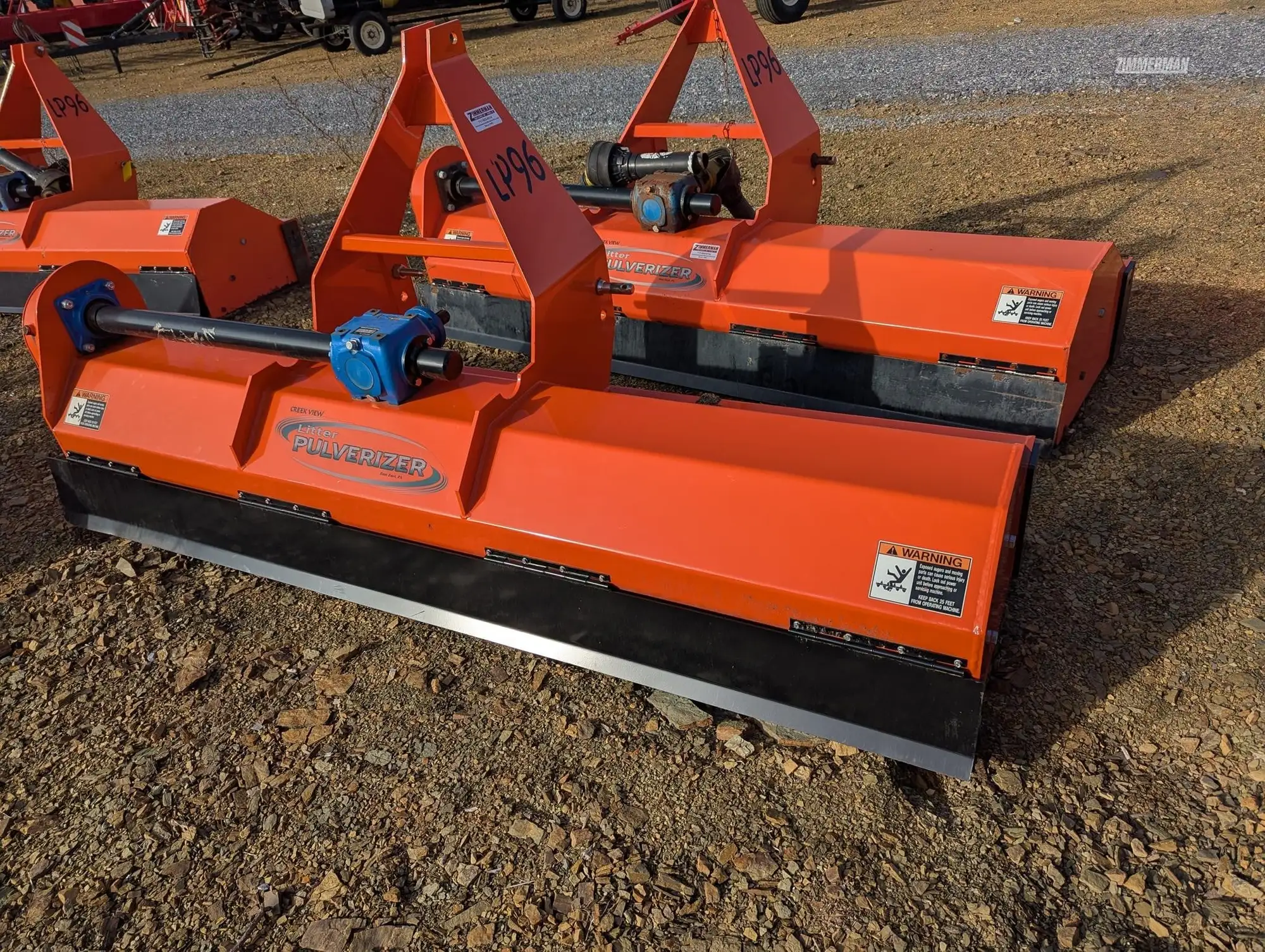 Used 2026 CREEK VIEW MFG LP96 Soil Pulverizers Pennsylvania US | Zimmerman Farm Service #1410276