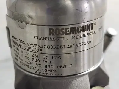 USED ROSEMOUNT 3051SMV5M12G3R2E12A1AC22K6