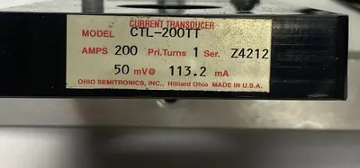 USED OHIO SEMITRONICS CTL-200TT