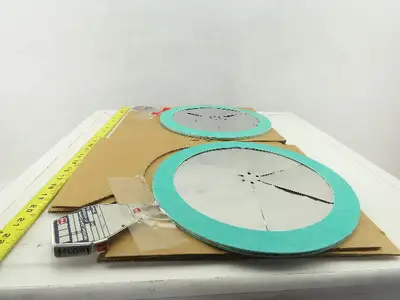 BS&S 8" AV Rupture Disc 316SS 4.0PSDI Min 6.5PSID Max 500°F Lot of 2