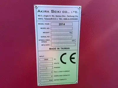 Used 2013 AKIRA SEIKI CO., LTD. RMV700APC Vertical Machining Centers Ohio US | HGR 24 #1357992