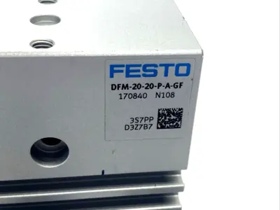 170840, DFM-20-20-P-A-GF | Festo DFM-20-20-P-A-GF Guided Drive Cylinder 20mm Bore 20mm Stroke 170840 - New Other