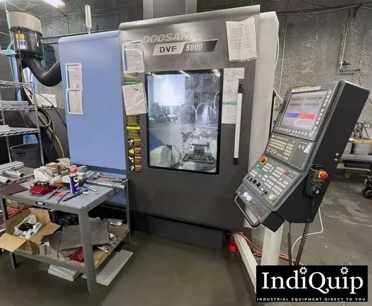 Used 2021 DOOSAN DVF 5000 Vertical Machining Centers (5-Axis or More) US | IndiQuip #454019