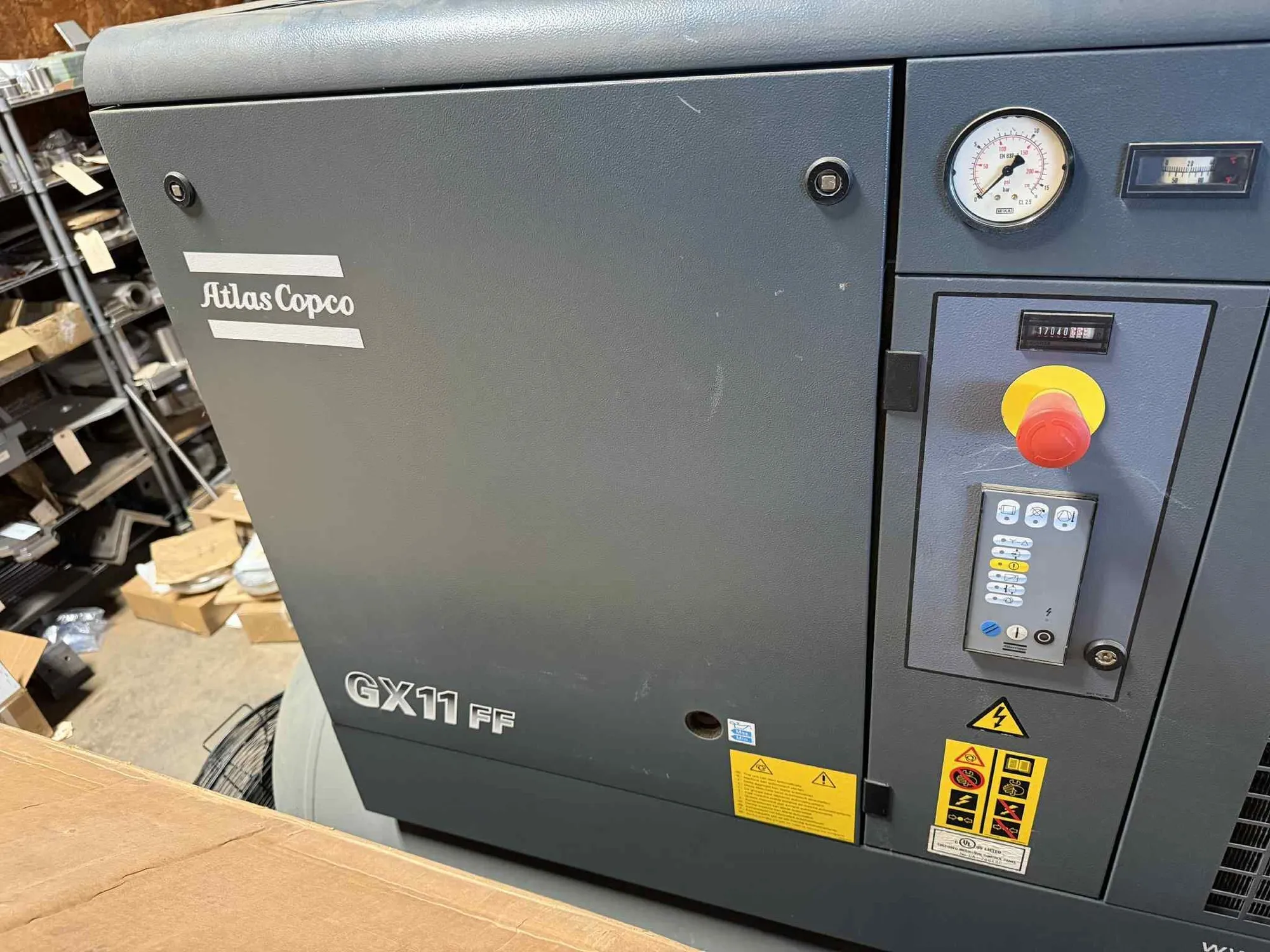New | in-Stock ATLAS COPCO GX11 FF Rotary Screw & Sliding Vane Air Compressors Maine US | Kurt Tabor #1181947