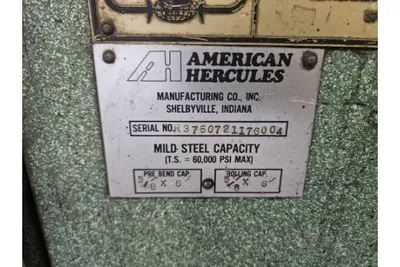 AMERICAN HERCULES 5/8"x6' Plate Rollers | Bud's Equipment Sales (3)