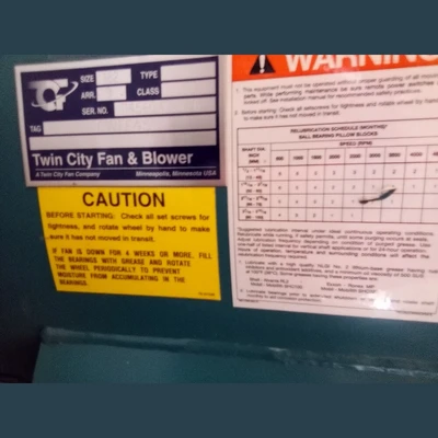 24in Dia. Twin City Blowers