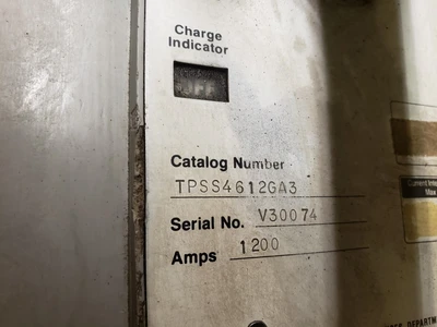 General Electric TPSS4612GA3 1200 Amp 600 Volt Power Break