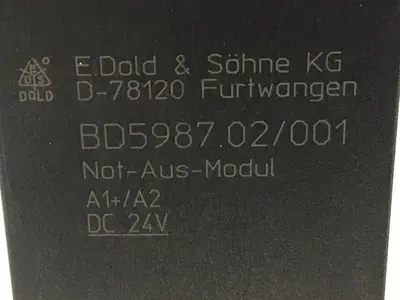 USED E DOLD & SOHNE KG BD5987.02/001