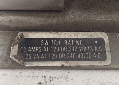 USED INDUSTRIAL TIMER DOES NOT APPLY