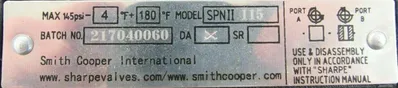 NEW SHARPE SPNII-115 ACTUATOR VALVE ACCUTRAK 2004 3" FLANGED 2004NBY2A2M0200