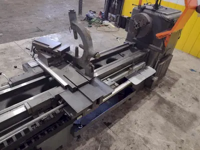 32" X 168" SUMMIT GAP BED ENGINE LATHE. STOCK # 0661425