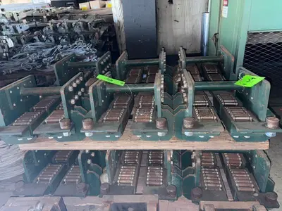 (4) 4 TON HILLMAN MODEL #B1-4  ROLLER TYPE MACHINERY MOVING SKATES: STOCK #22989