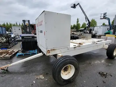 Trailer w/ Fuel Tank + Wash Cabinet & Pump
